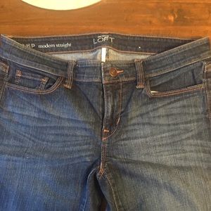 JEANS - Loft’s modern straight jeans - 6P
